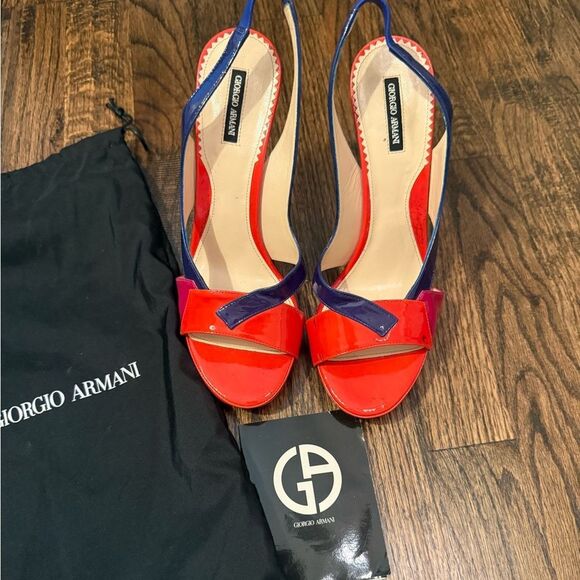 Giorgio Armani Patent Heels  size - Picture 1 of 6